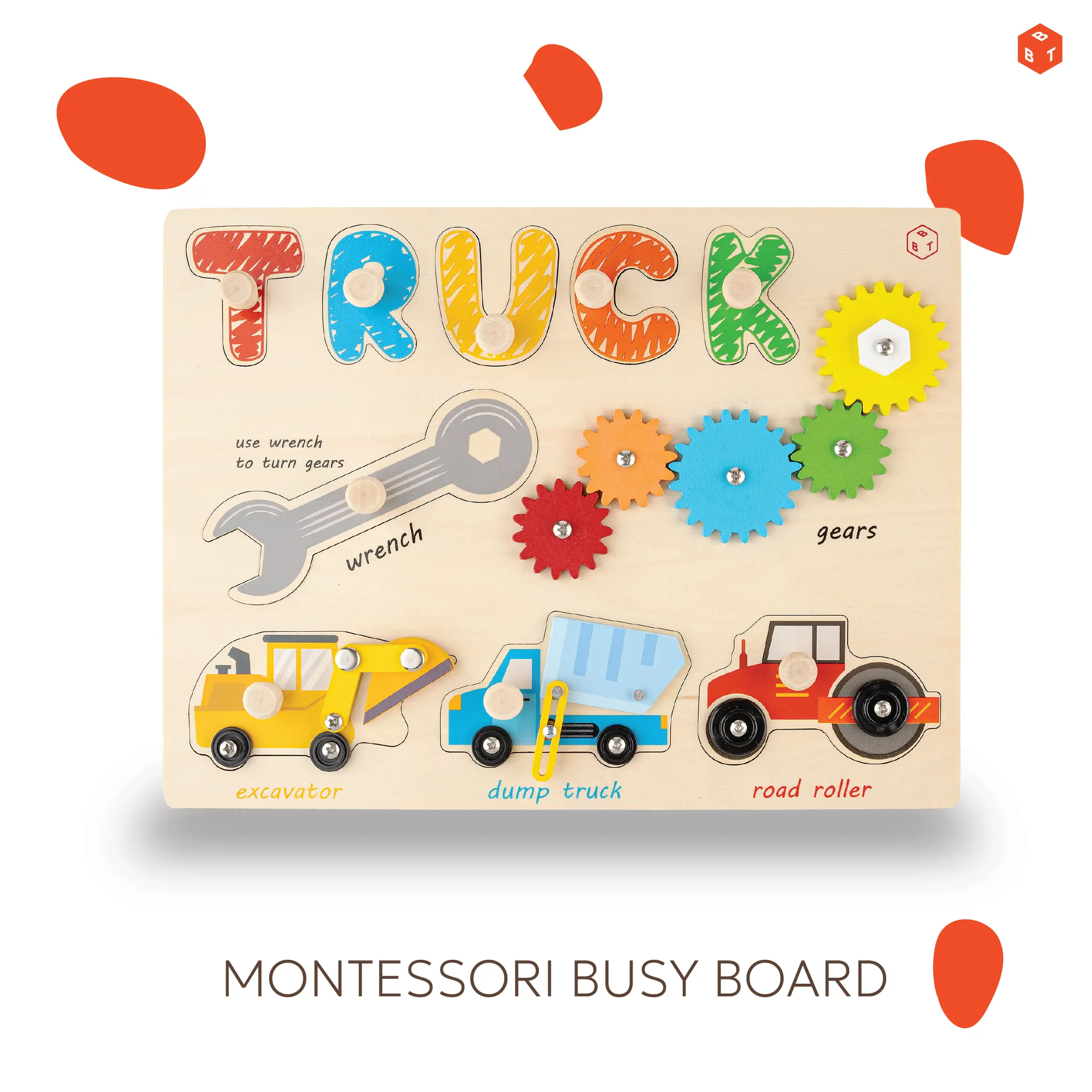 BusyBuddyToys™  Truck Busy Board